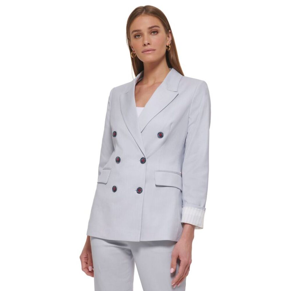DKNY Women's Notched-Collar Double-Breasted Blazer